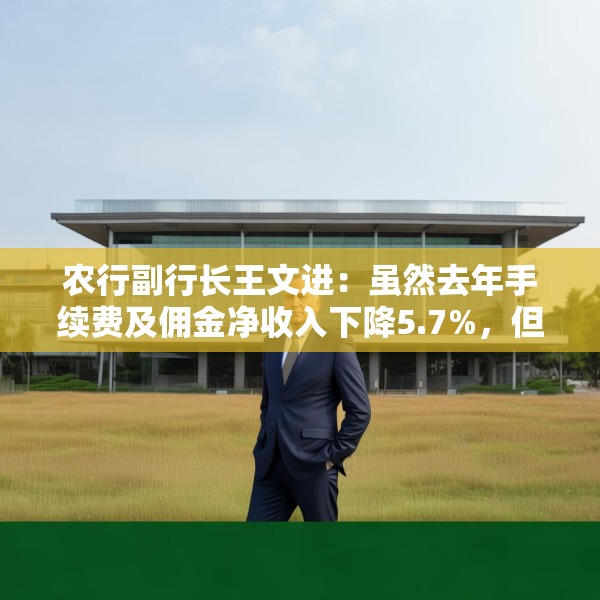 农行副行长王文进：虽然去年手续费及佣金净收入下降5.7%，但较前三个季度有所收窄