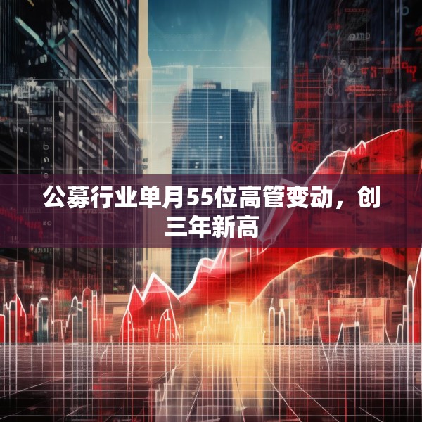 公募行业单月55位高管变动，创三年新高