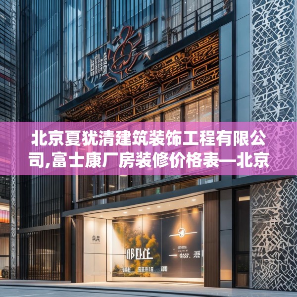 北京夏犹清建筑装饰工程有限公司,富士康厂房装修价格表—北京夏犹清建筑装饰工程有限公司396.a272b273c276fgy.283nbn