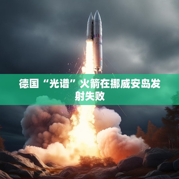 德国“光谱”火箭在挪威安岛发射失败