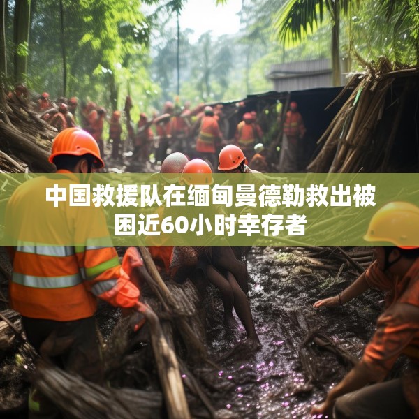 中国救援队在缅甸曼德勒救出被困近60小时幸存者