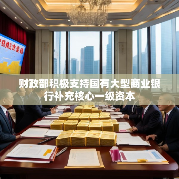 财政部积极支持国有大型商业银行补充核心一级资本