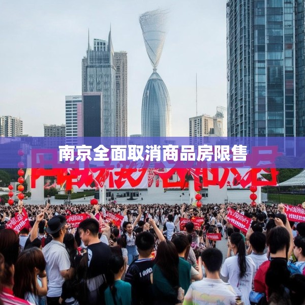 南京全面取消商品房限售