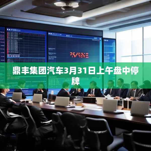 鼎丰集团汽车3月31日上午盘中停牌