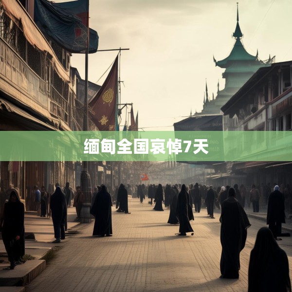 缅甸全国哀悼7天