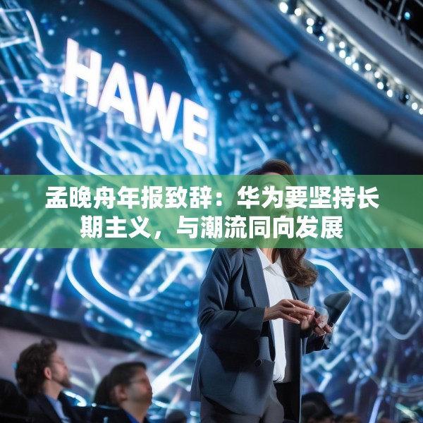 孟晚舟年报致辞：华为要坚持长期主义，与潮流同向发展