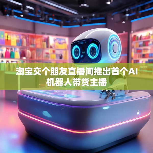 淘宝交个朋友直播间推出首个AI机器人带货主播