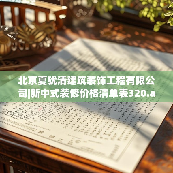 北京夏犹清建筑装饰工程有限公司|新中式装修价格清单表320.a196b197c200fgy.207xczxv