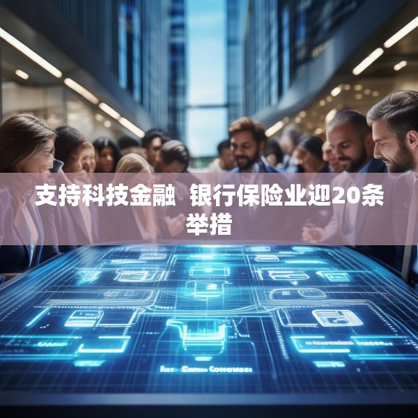支持科技金融  银行保险业迎20条举措