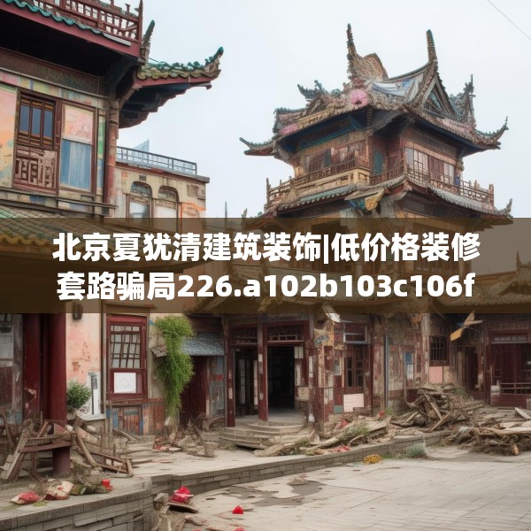 北京夏犹清建筑装饰|低价格装修套路骗局226.a102b103c106fgy.113sdA