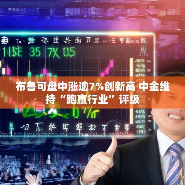 布鲁可盘中涨逾7%创新高 中金维持“跑赢行业”评级