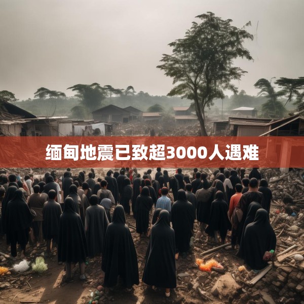 缅甸地震已致超3000人遇难