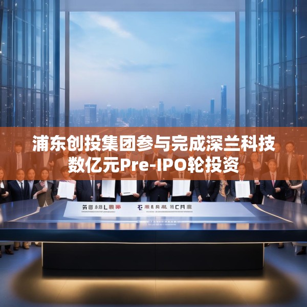 浦东创投集团参与完成深兰科技数亿元Pre-IPO轮投资