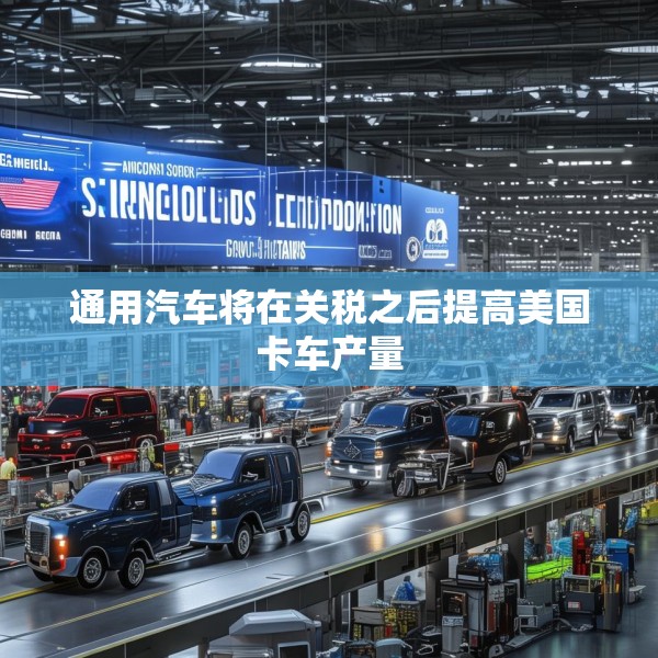 通用汽车将在关税之后提高美国卡车产量