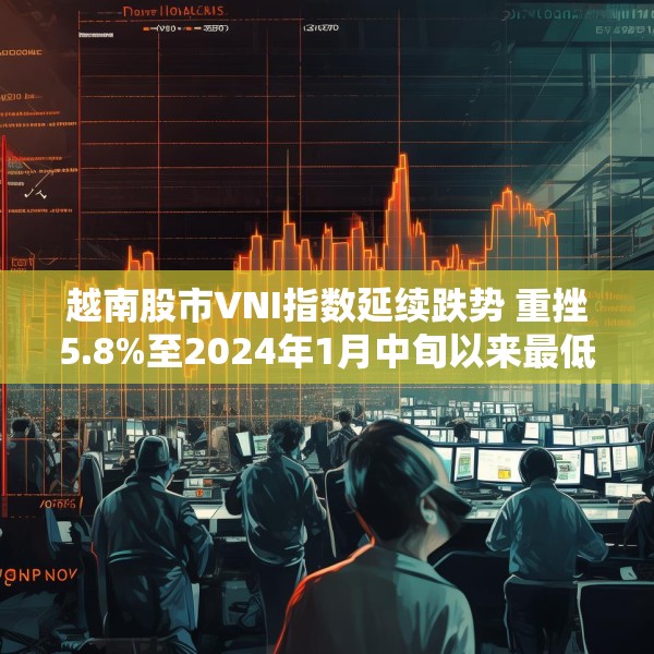 越南股市VNI指数延续跌势 重挫5.8%至2024年1月中旬以来最低