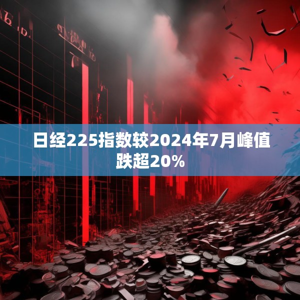 日经225指数较2024年7月峰值跌超20%