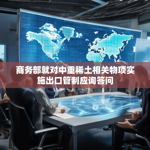 商务部就对中重稀土相关物项实施出口管制应询答问