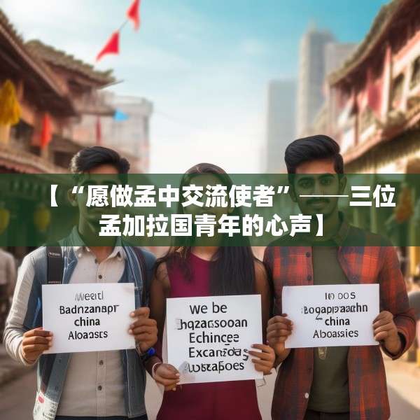 【“愿做孟中交流使者”──三位孟加拉国青年的心声】