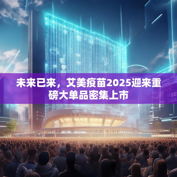 未来已来，艾美疫苗2025迎来重磅大单品密集上市
