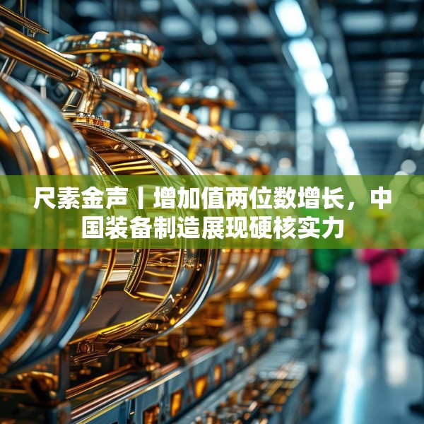 尺素金声丨增加值两位数增长，中国装备制造展现硬核实力