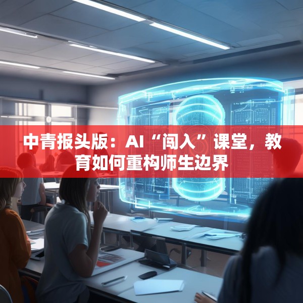中青报头版：AI“闯入”课堂，教育如何重构师生边界