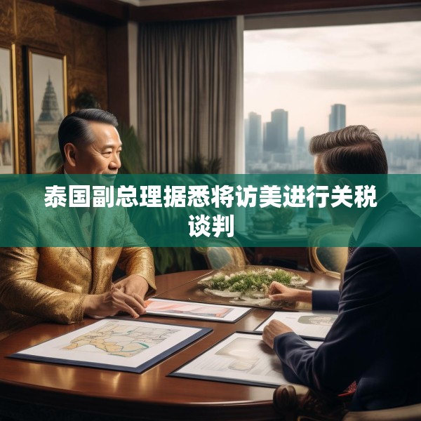 泰国副总理据悉将访美进行关税谈判