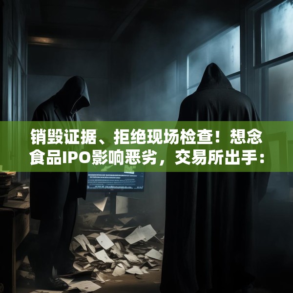 销毁证据、拒绝现场检查！想念食品IPO影响恶劣，交易所出手：5年内禁止申报