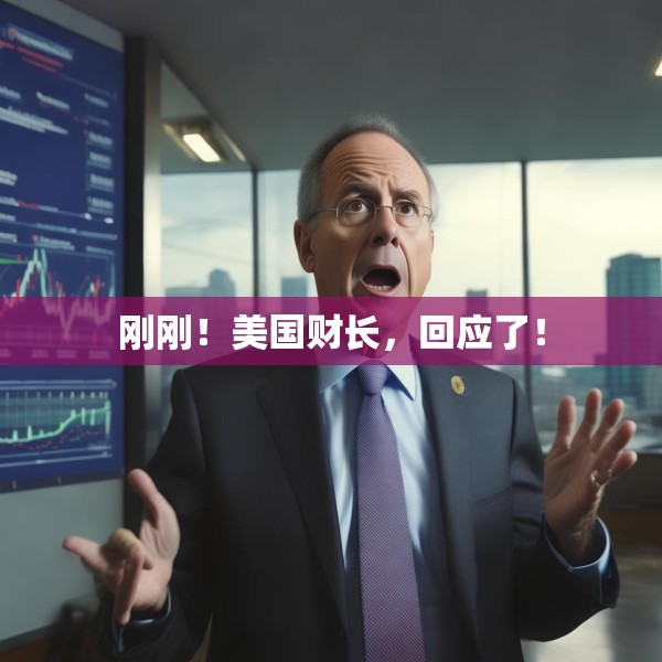 刚刚！美国财长，回应了！