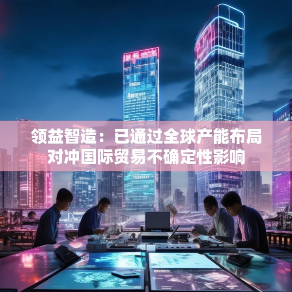 领益智造：已通过全球产能布局对冲国际贸易不确定性影响