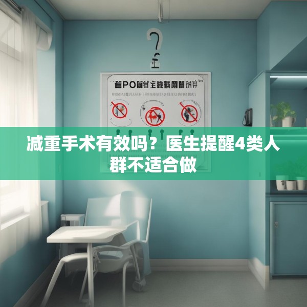 减重手术有效吗？医生提醒4类人群不适合做
