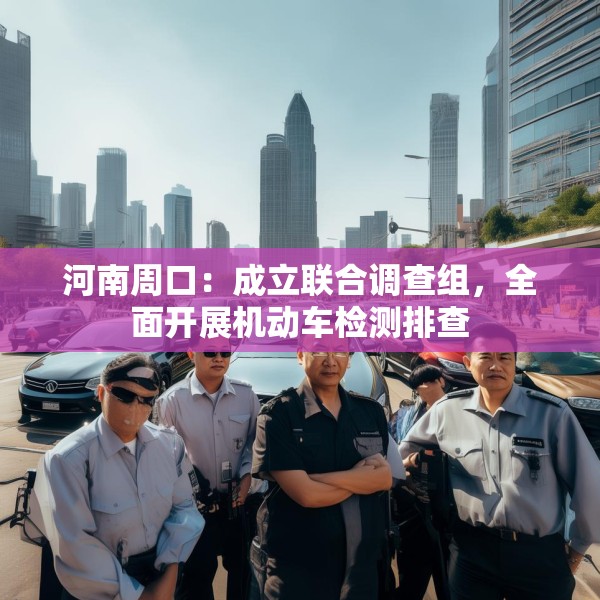 河南周口：成立联合调查组，全面开展机动车检测排查