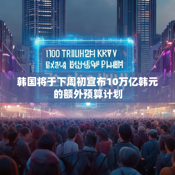 韩国将于下周初宣布10万亿韩元的额外预算计划