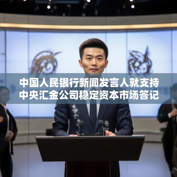 中国人民银行新闻发言人就支持中央汇金公司稳定资本市场答记者问