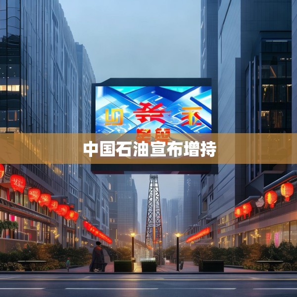 中国石油宣布增持