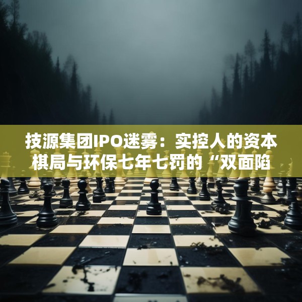 技源集团IPO迷雾：实控人的资本棋局与环保七年七罚的“双面陷阱”