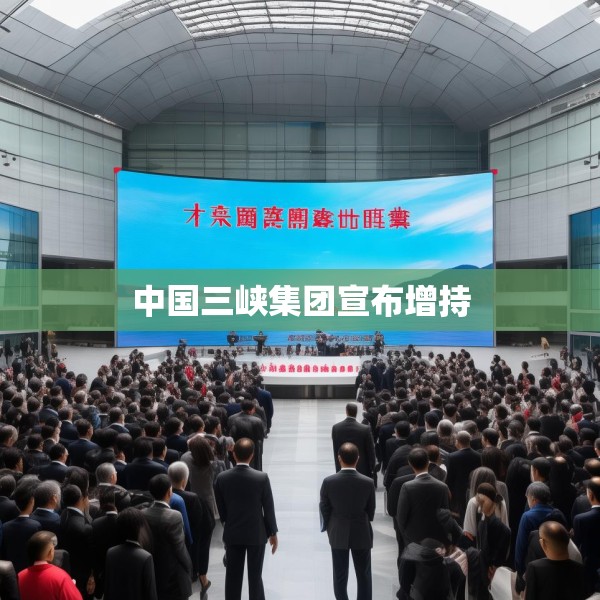 中国三峡集团宣布增持