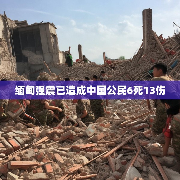 缅甸强震已造成中国公民6死13伤