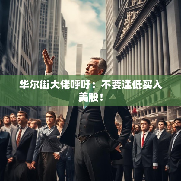 华尔街大佬呼吁：不要逢低买入美股！