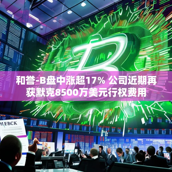 和誉-B盘中涨超17% 公司近期再获默克8500万美元行权费用