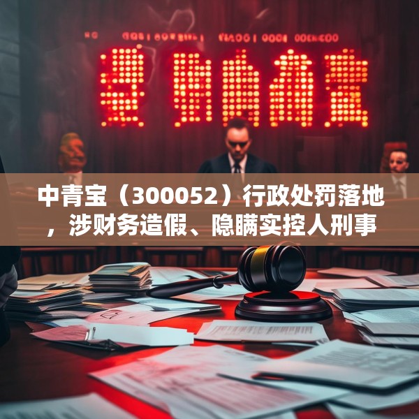 中青宝（300052）行政处罚落地，涉财务造假、隐瞒实控人刑事案件