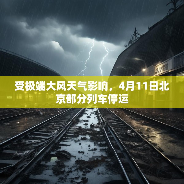 受极端大风天气影响，4月11日北京部分列车停运