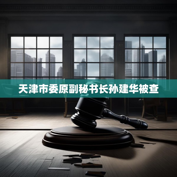 天津市委原副秘书长孙建华被查