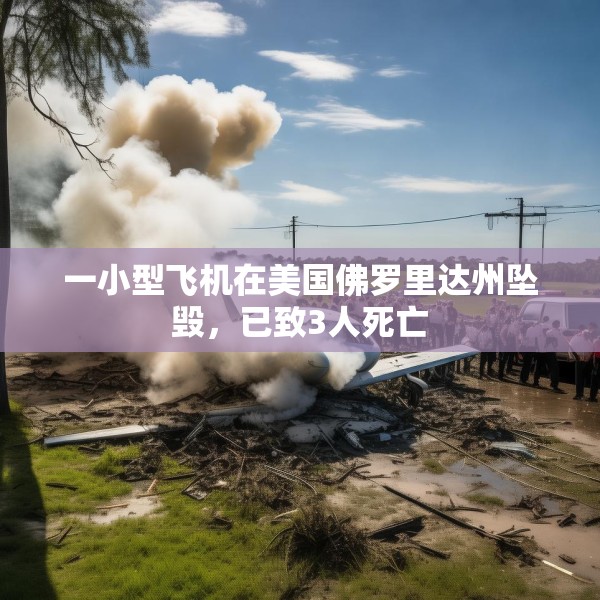 一小型飞机在美国佛罗里达州坠毁，已致3人死亡