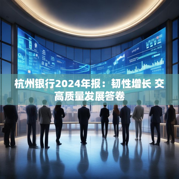 杭州银行2024年报：韧性增长 交高质量发展答卷