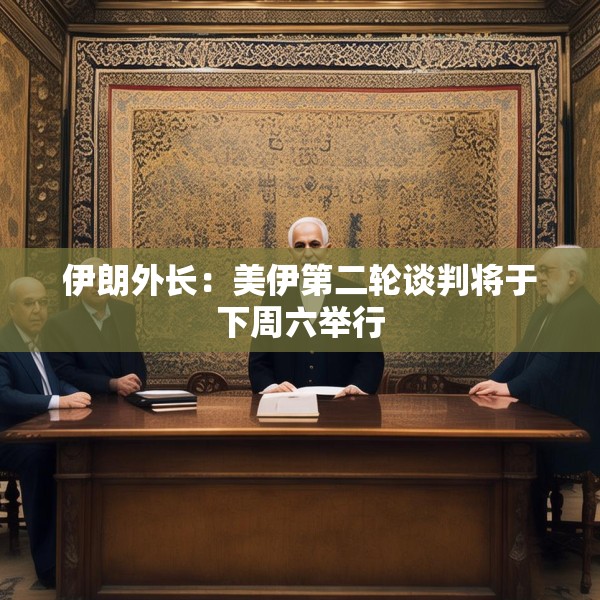 伊朗外长：美伊第二轮谈判将于下周六举行