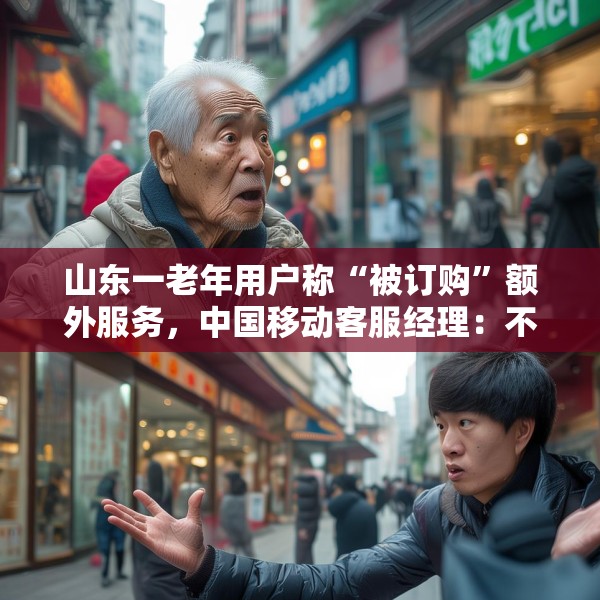山东一老年用户称“被订购”额外服务，中国移动客服经理：不知情