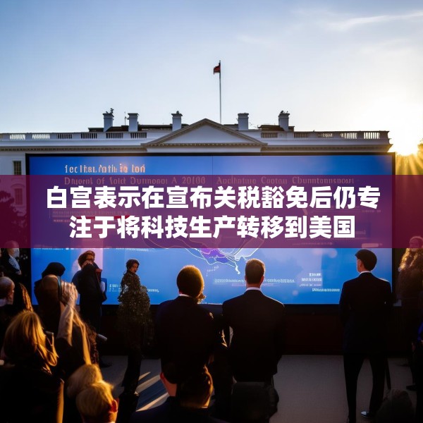 白宫表示在宣布关税豁免后仍专注于将科技生产转移到美国