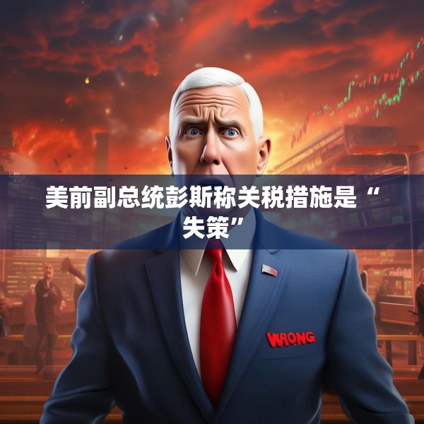 美前副总统彭斯称关税措施是“失策”
