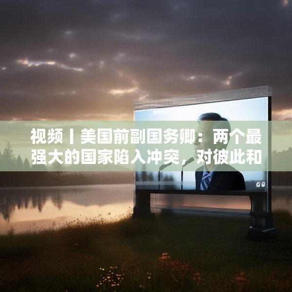 视频丨美国前副国务卿：两个最强大的国家陷入冲突，对彼此和世界都无益处，中美两国合作需以信任为根基