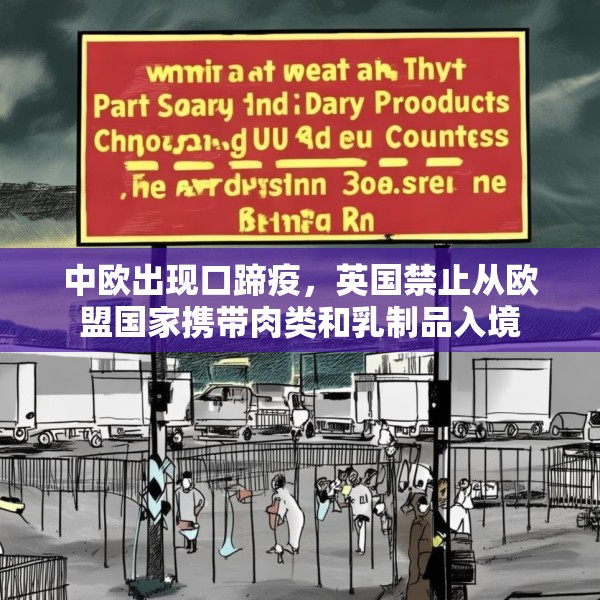 中欧出现口蹄疫，英国禁止从欧盟国家携带肉类和乳制品入境
